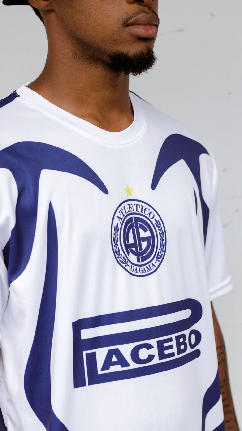 ADG White/Royal blue Activewear Jersey